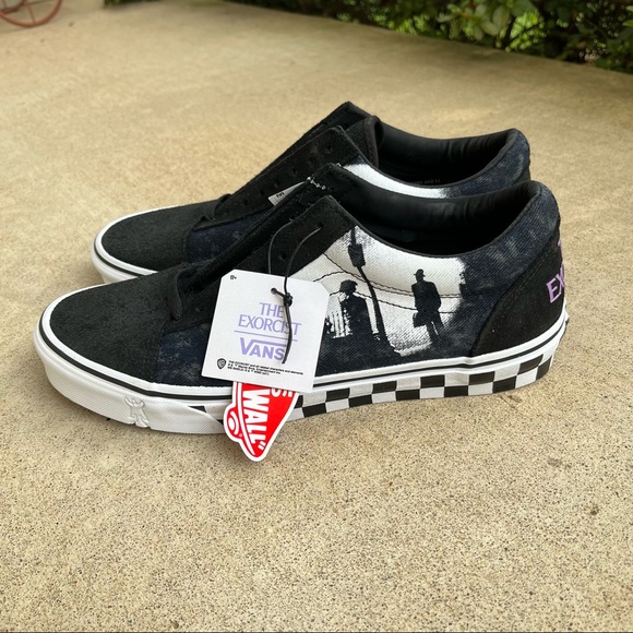 VANS x The EXORCIST Movie Shoes Terror Sz 10 Nightmare Elm Horror Limited Editio